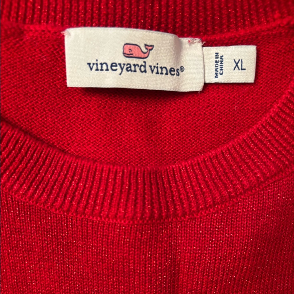 Vineyard Vines Youth size XL Red Sweater